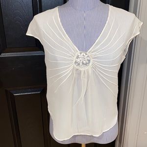 Max Studio 100% Silk top Sz. Medium